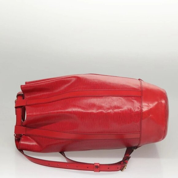 LOUIS VUITTON Epi Randonnee GM Shoulder Bag Red M43087 LV Auth 117765 - Picture 6 of 16